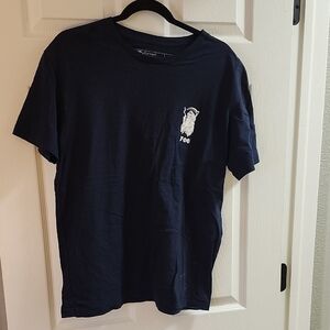 Navy Blue Graphic T-Shirt
